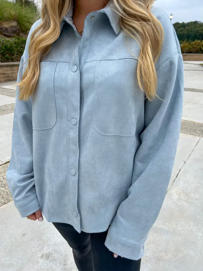 Suede Cloud Shacket