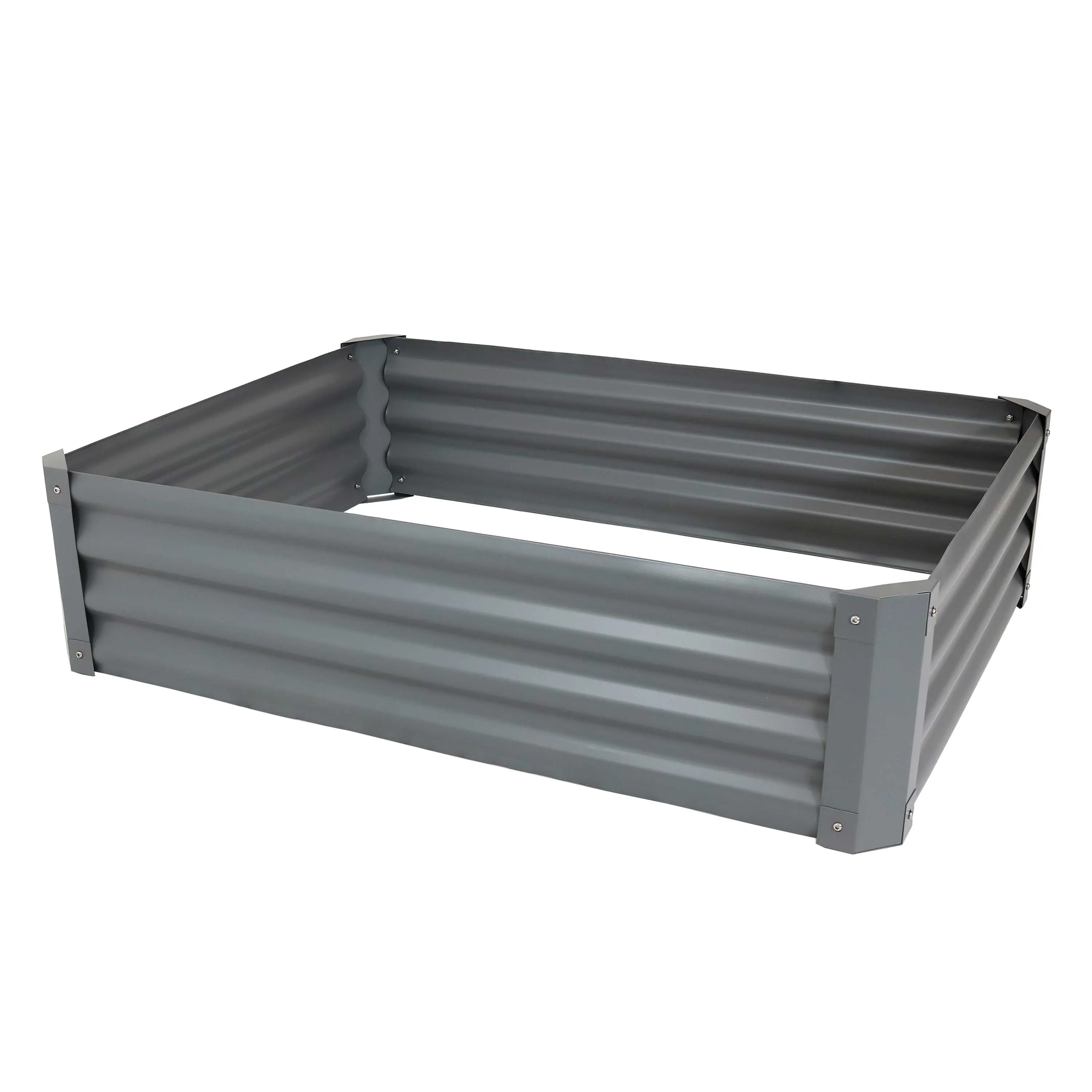 Sunnydaze 47" Steel Rectangle Raised Garden Bed