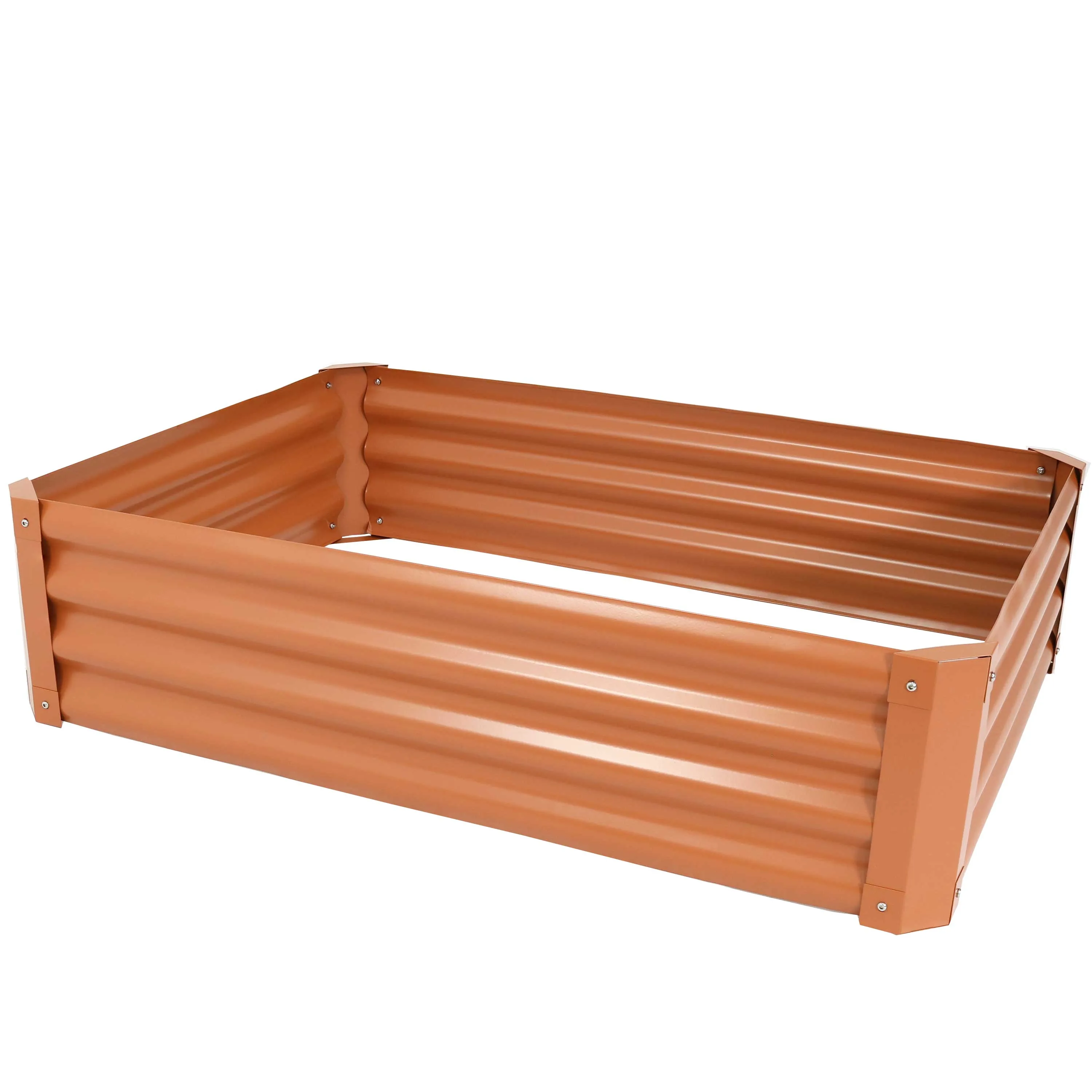 Sunnydaze 47" Steel Rectangle Raised Garden Bed