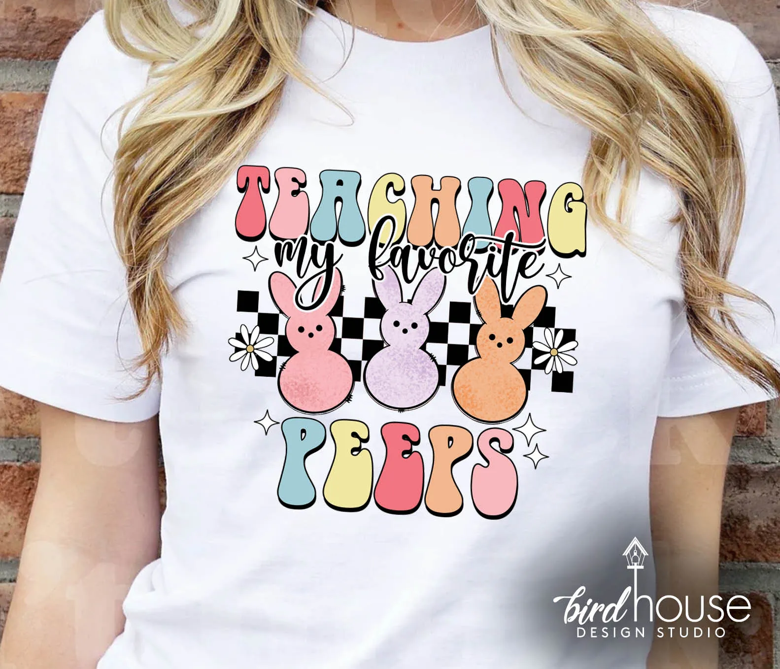 Teaching my Favorite Peeps Shirt, Cute Easter Graphic Tee