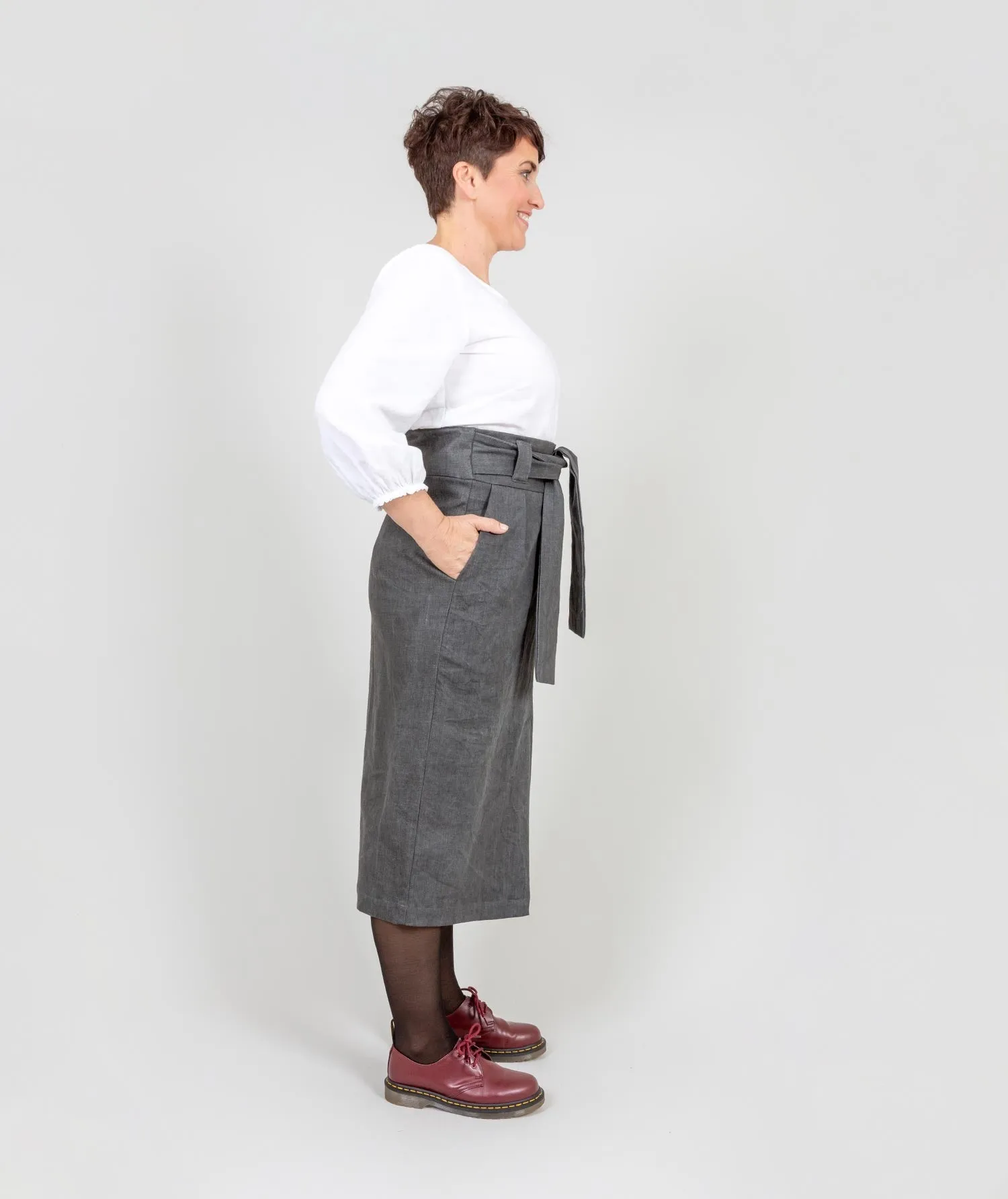 The "All Wrapped Up Skirt" - Grey