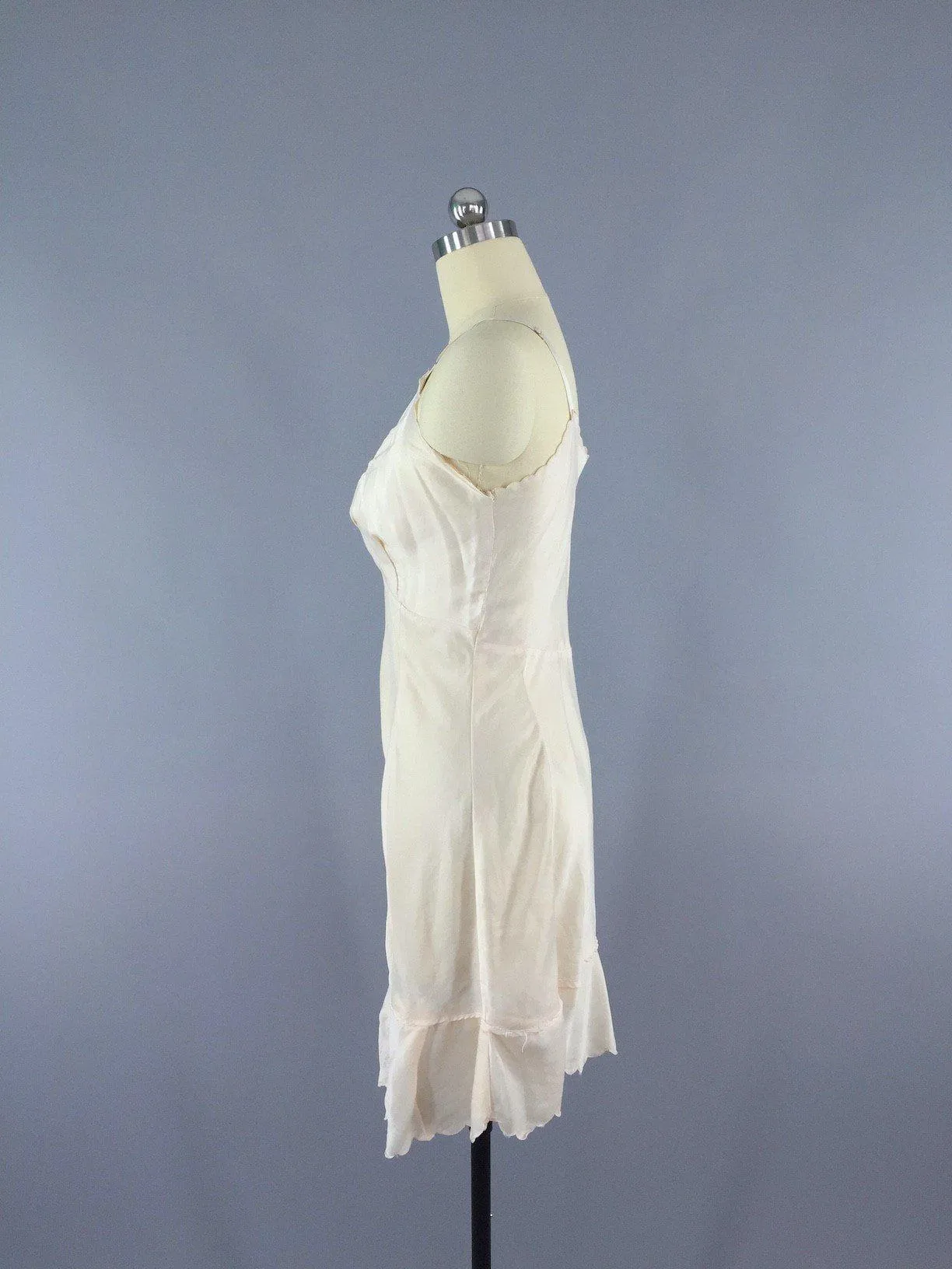 Vintage Silk Slip / Ivory