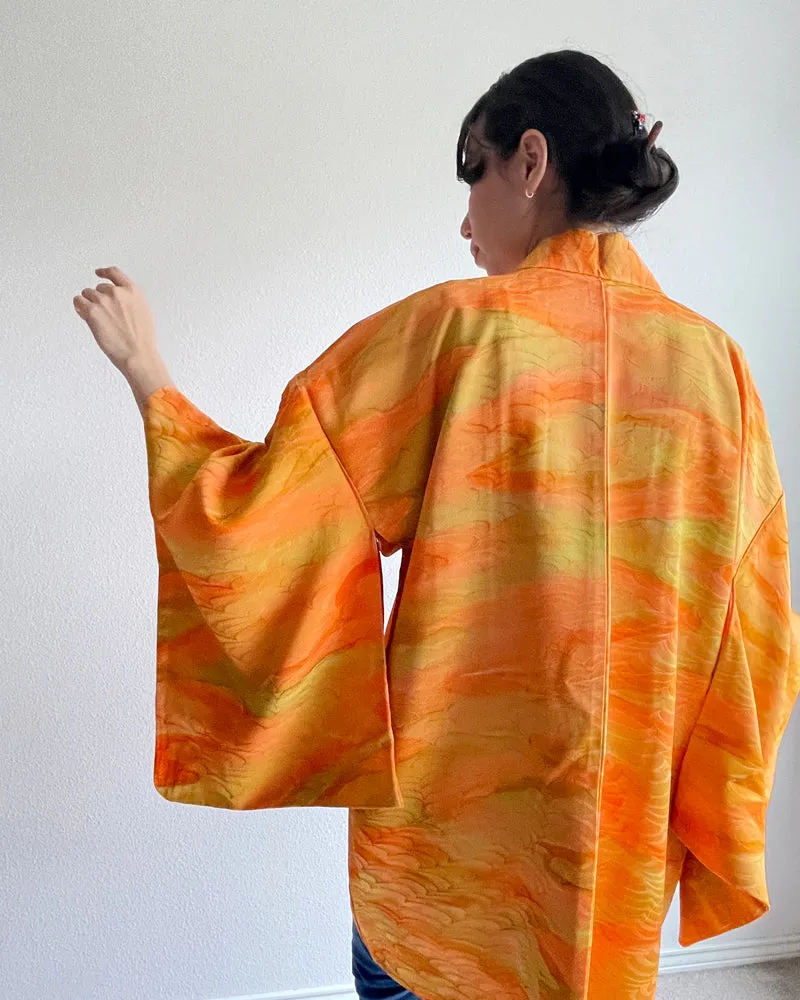 Wave Weaving Haori Kimono Jacket