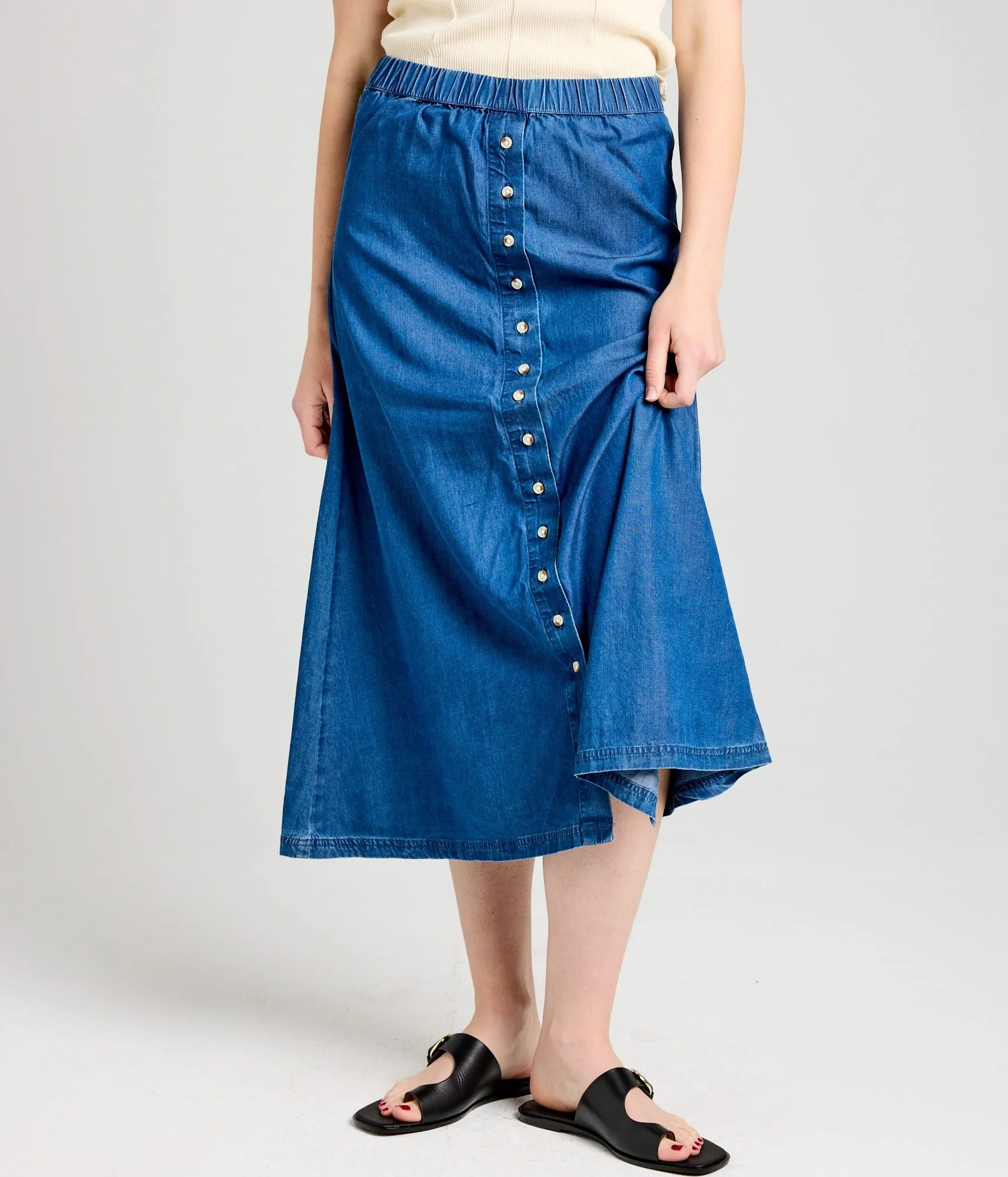 Willow Skirt - Chambray