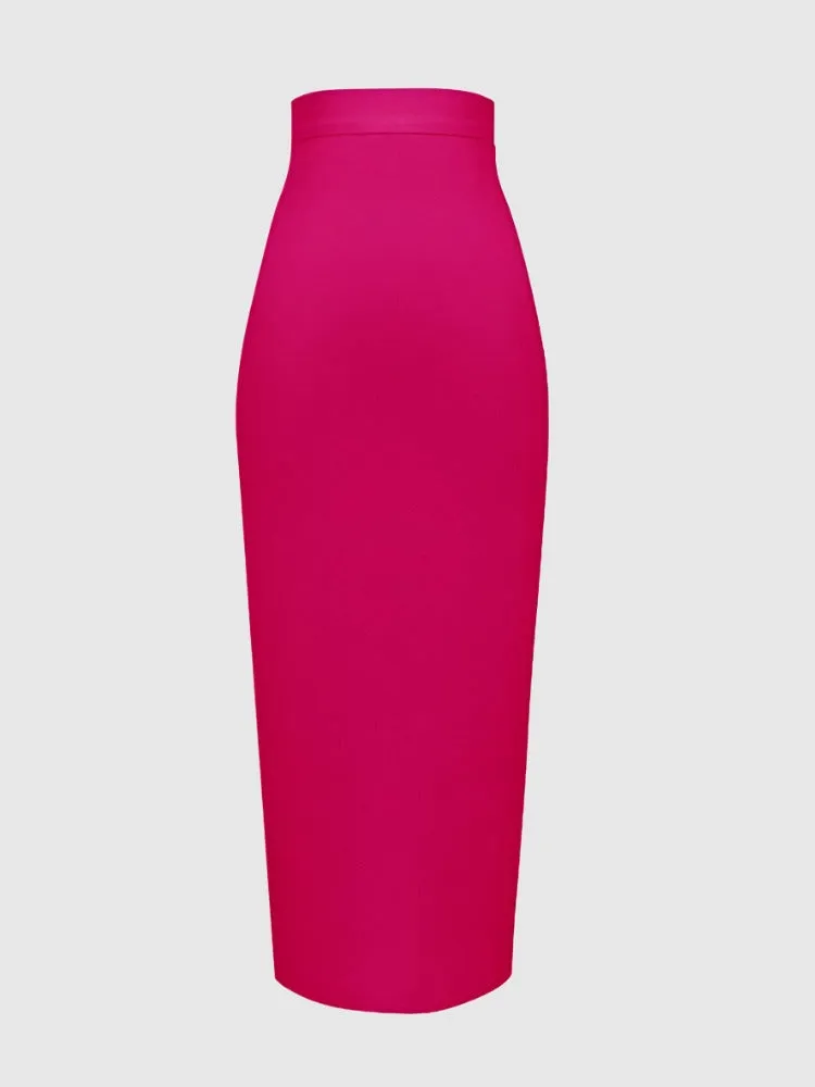 Women's Elegant Elastic Bandage Pencil Skirt