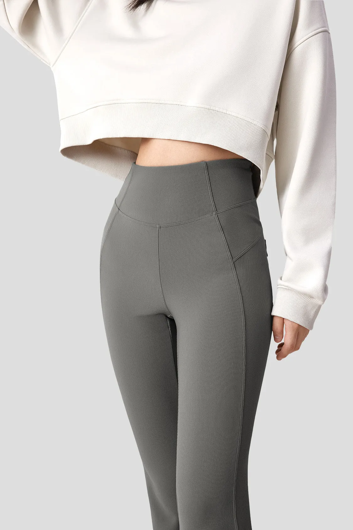 Women's High Elasticity Flared Pants