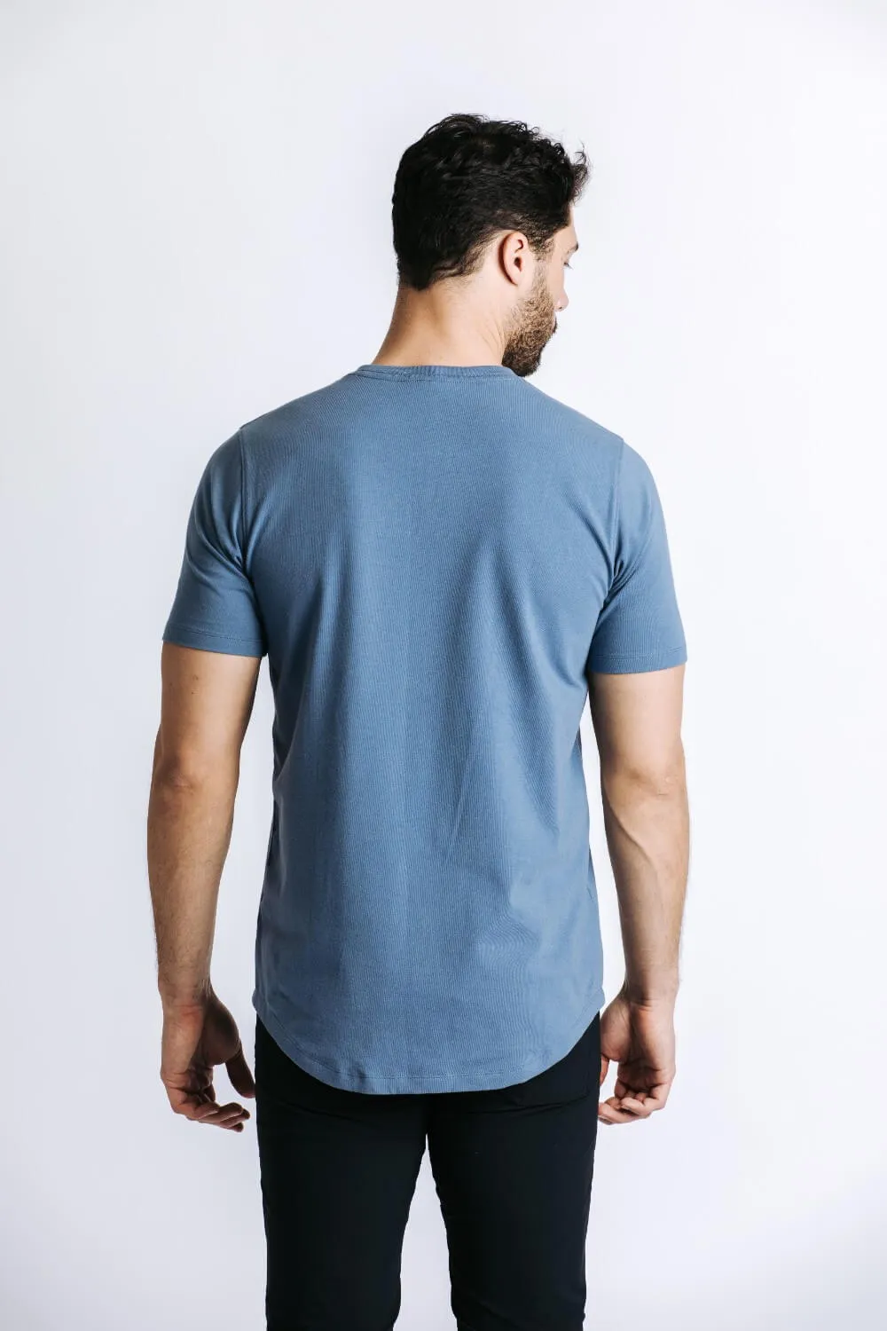 X Cotton Short Sleeve Henley