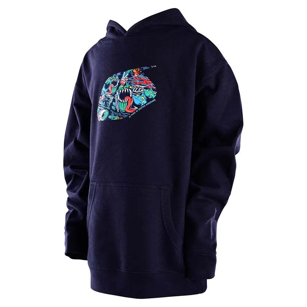 Youth Pullover Hoodie History Classic Navy